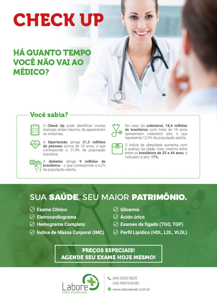 A Import Ncia Do Check Up Anual Medicina Seguran A Do Trabalho Maring Ergonomia Labore